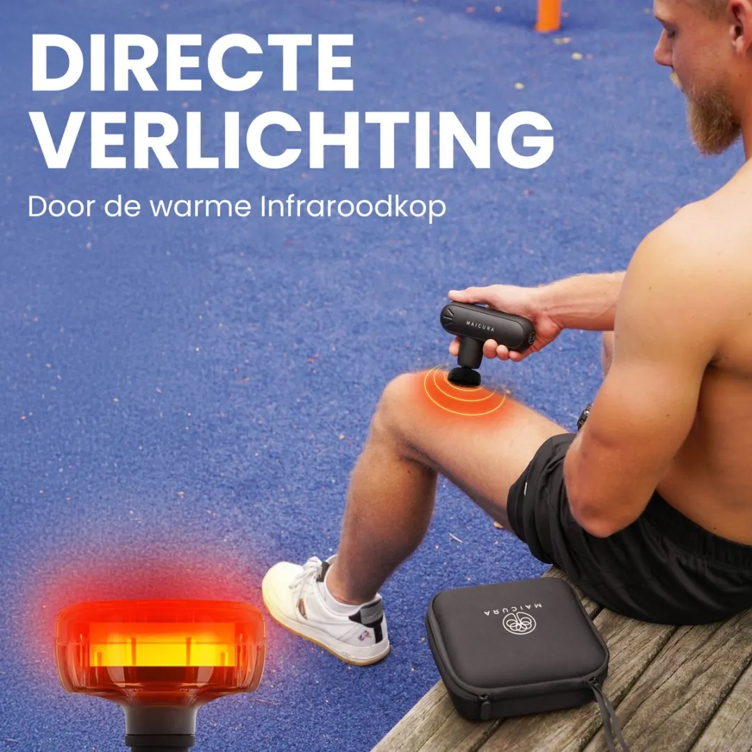 Maicura GO - Massage Gun - Professioneel - Massage Apparaat - Massage Pistool - Infrarood