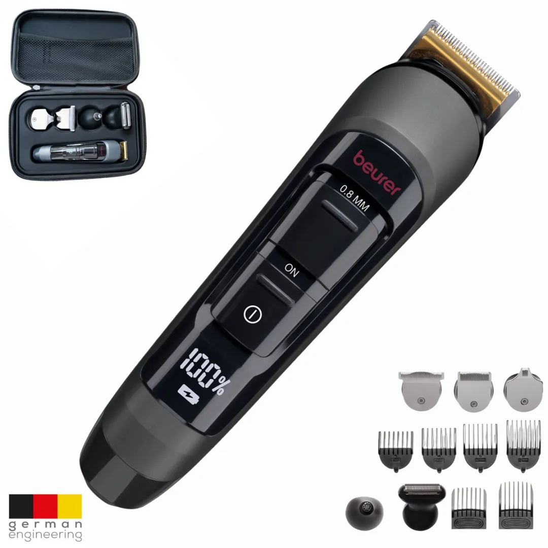 Beurer MN9X Limited Edition 25 Multigroomer - 11-in-1 - Antraciet/Bordeaux