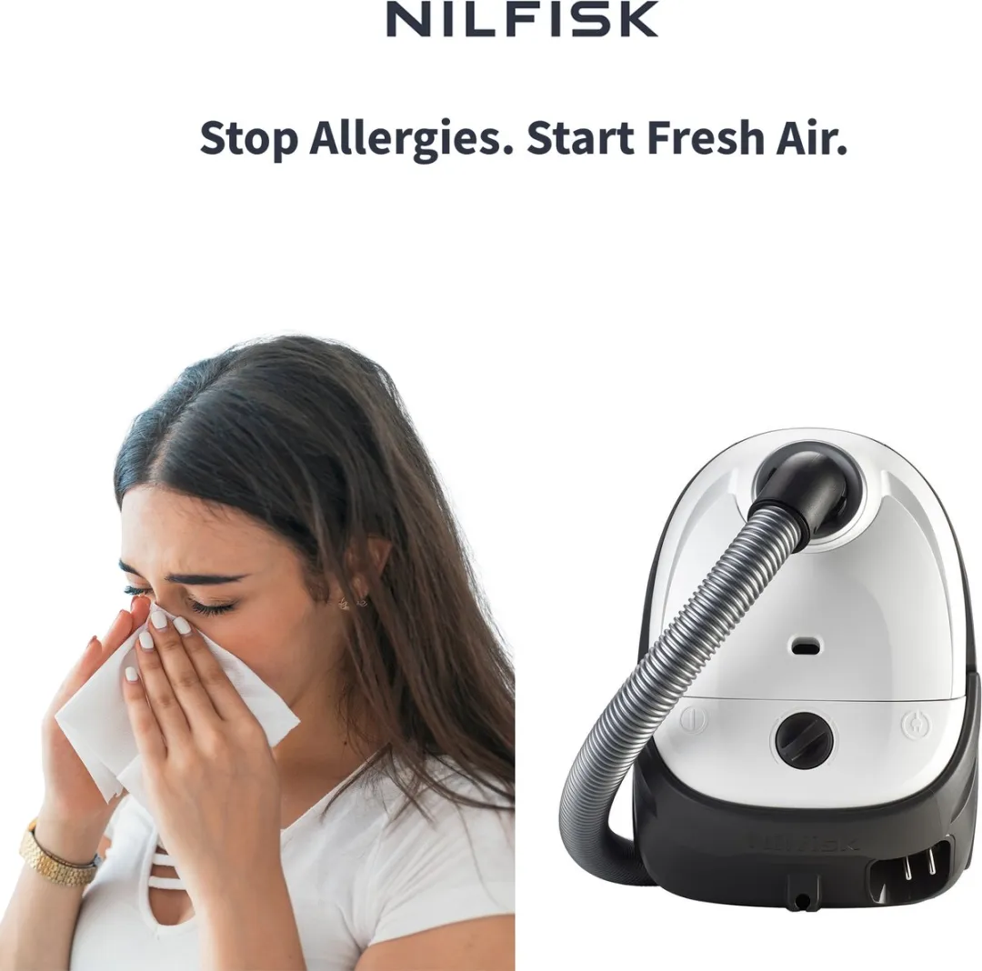Nilfisk One Allergy Stofzuiger - Wit - afbeelding 6 van 6