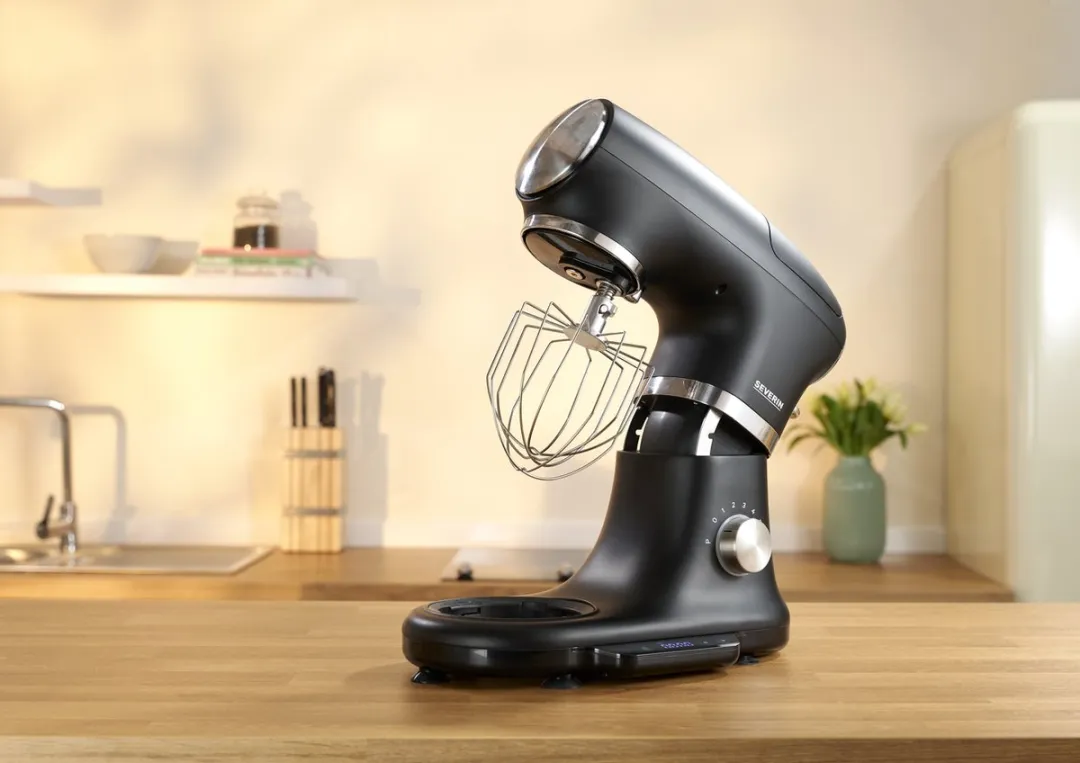Severin KM 3898 Keukenmachine 1000W - Roestvrij staal/matzwart