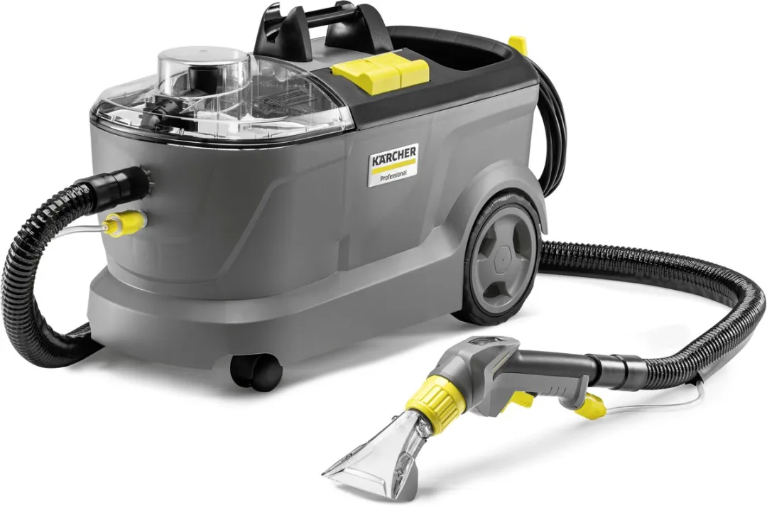 Kärcher Puzzi 10/1 Sproei-extractieapparaat - 1250W - 10L - Antraciet/Geel