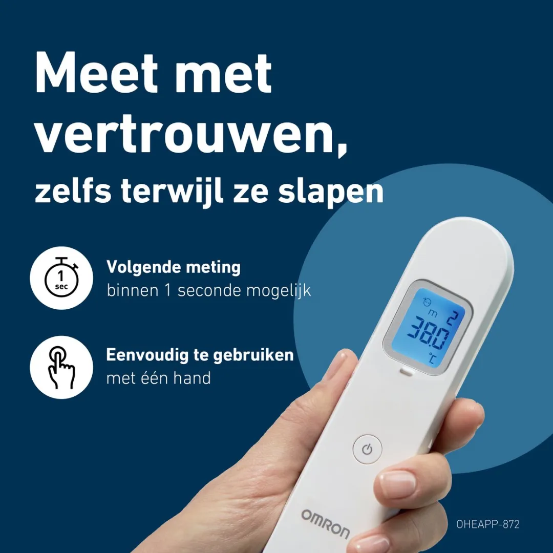 Omron Gentle Temp 730 Non-Contact Voorhoofdthermometer - Wit
