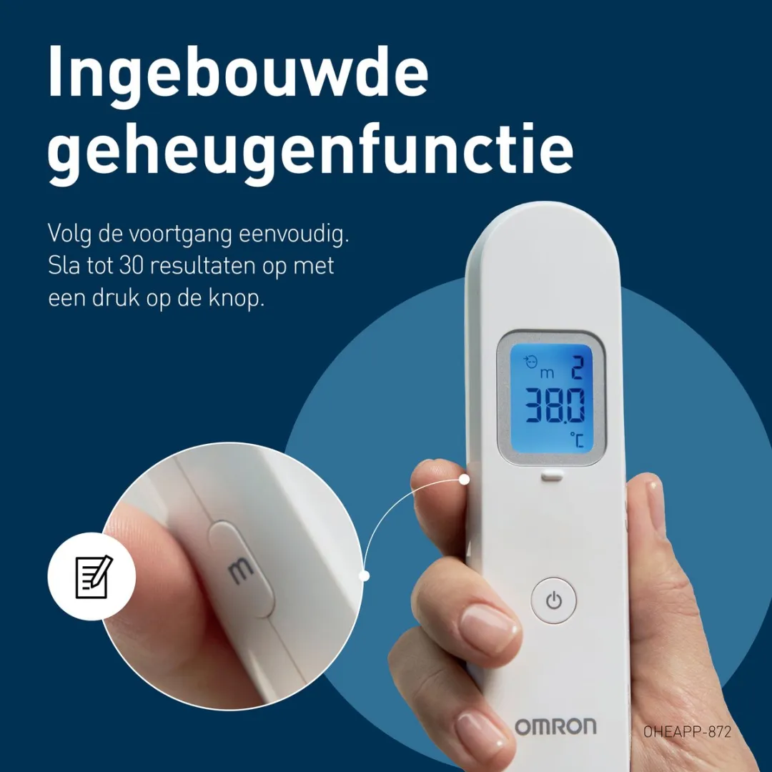 Omron Gentle Temp 730 Non-Contact Voorhoofdthermometer - Wit