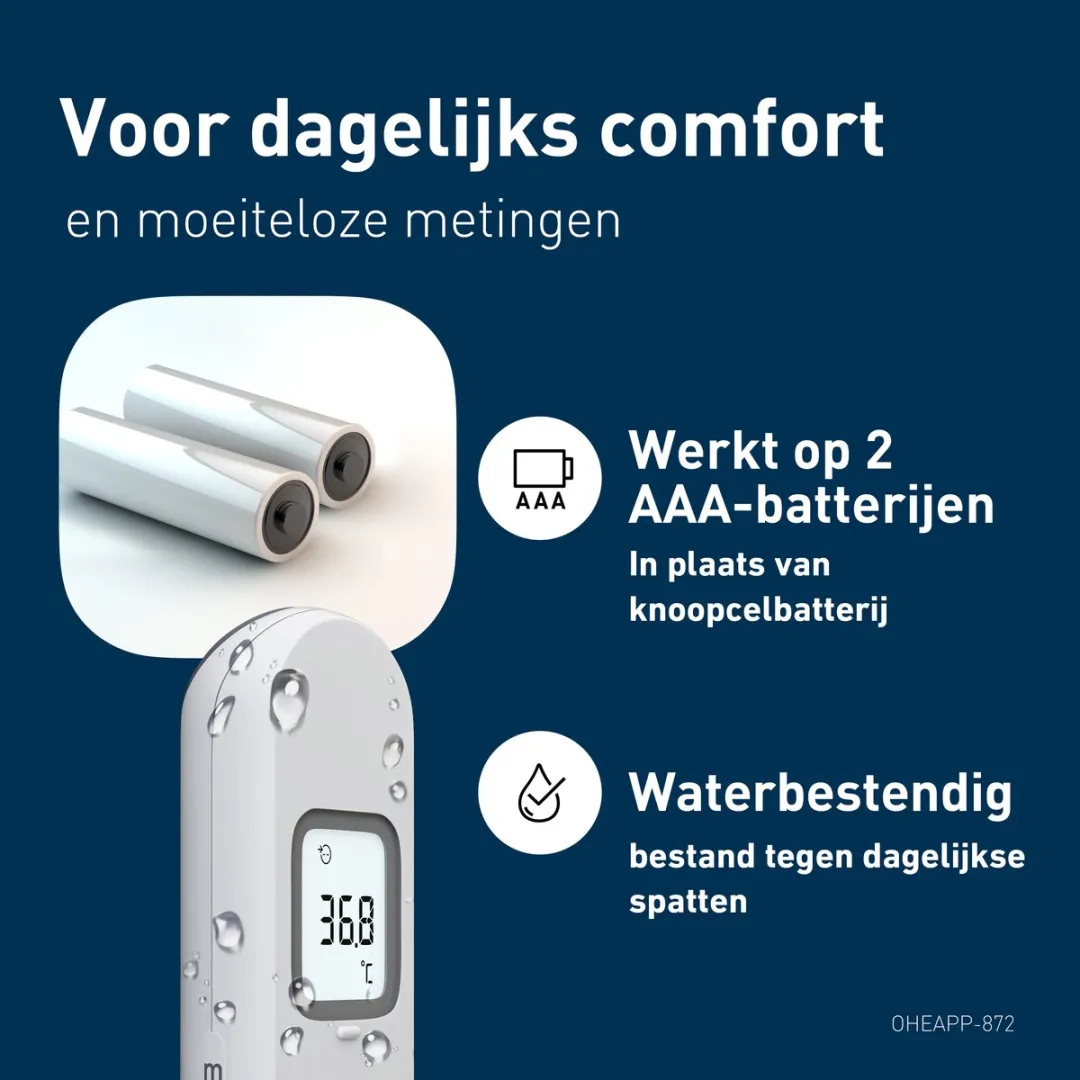 Omron Gentle Temp 730 Non-Contact Voorhoofdthermometer - Wit