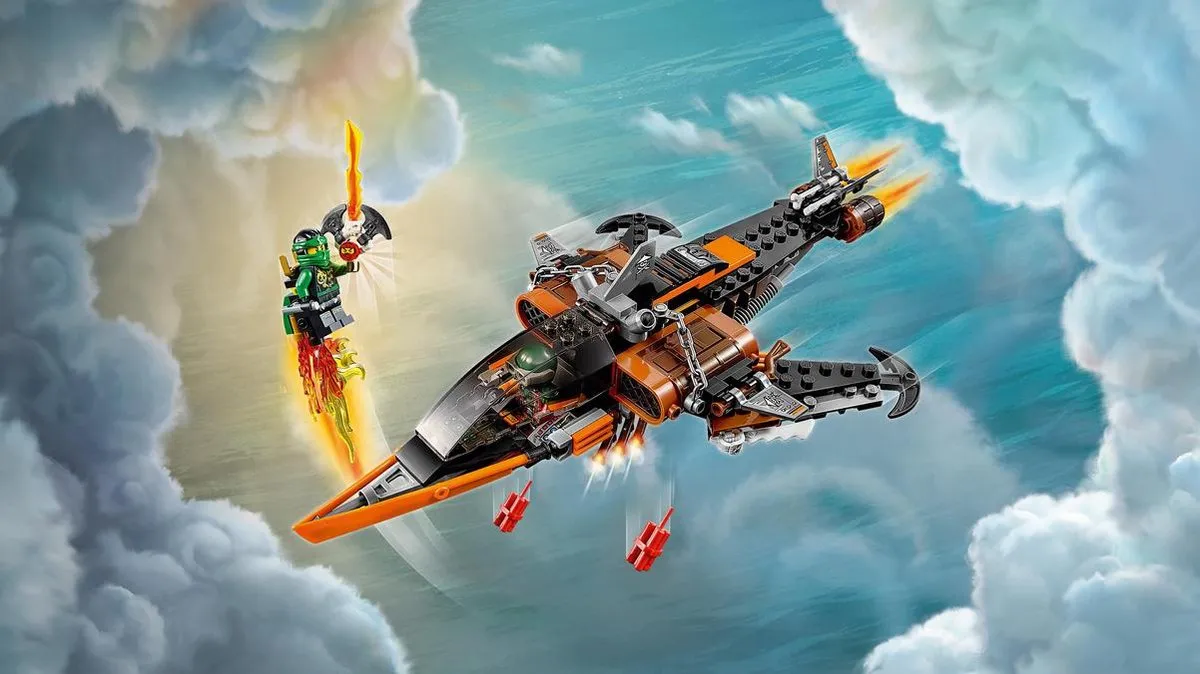 LEGO Ninjago Haaienvliegtuig 70601 - 221 Stukken