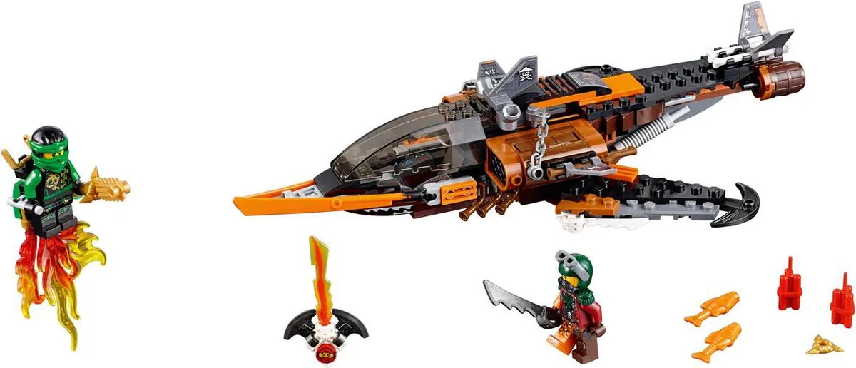 LEGO Ninjago Haaienvliegtuig 70601 - 221 Stukken