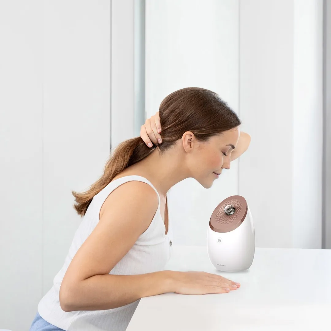 Medisana DS 600 Gezichtssauna - Nano-ionisch - Wit/Rozégoud