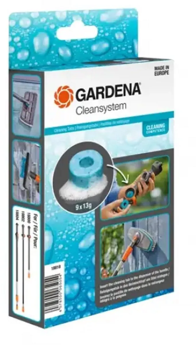 Gardena Cleansystem Reinigingstabs - Zwart