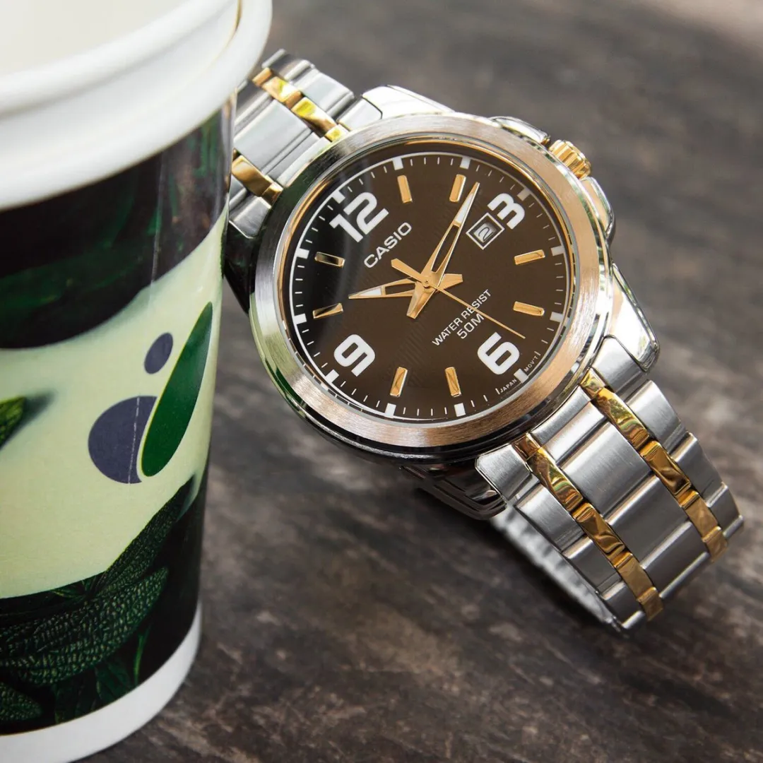 Casio MTP-1314SG Herenhorloge - Staal - Zwart - afbeelding 5 van 5