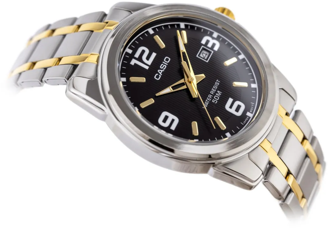 Casio MTP-1314SG Herenhorloge - Staal - Zwart - afbeelding 2 van 5