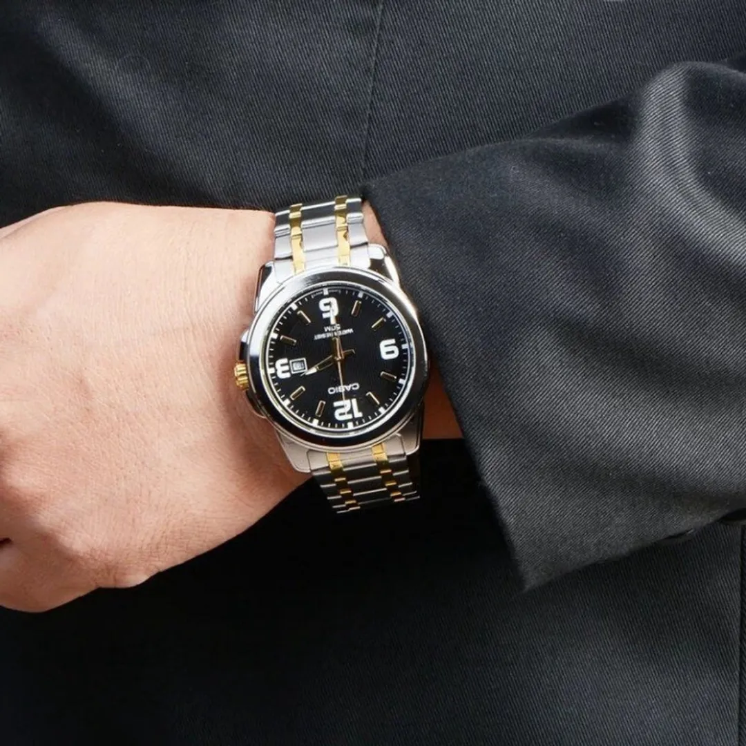 Casio MTP-1314SG Herenhorloge - Staal - Zwart - afbeelding 3 van 5