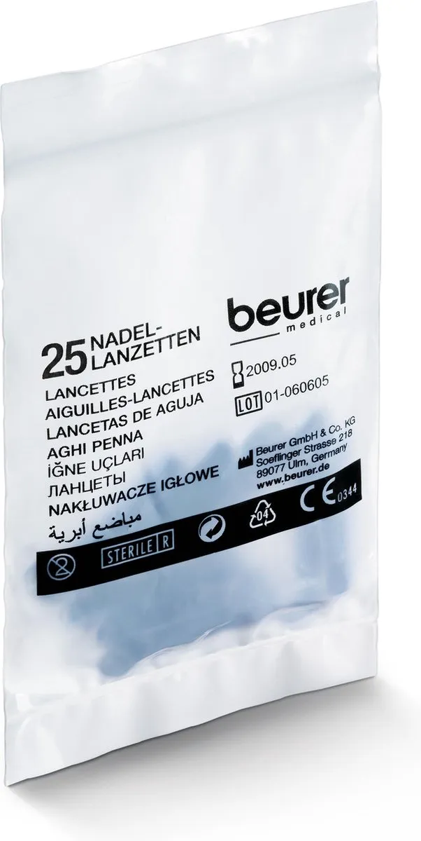 Beurer 457.01(3) Lancetten - 100 Stuks - Blauw