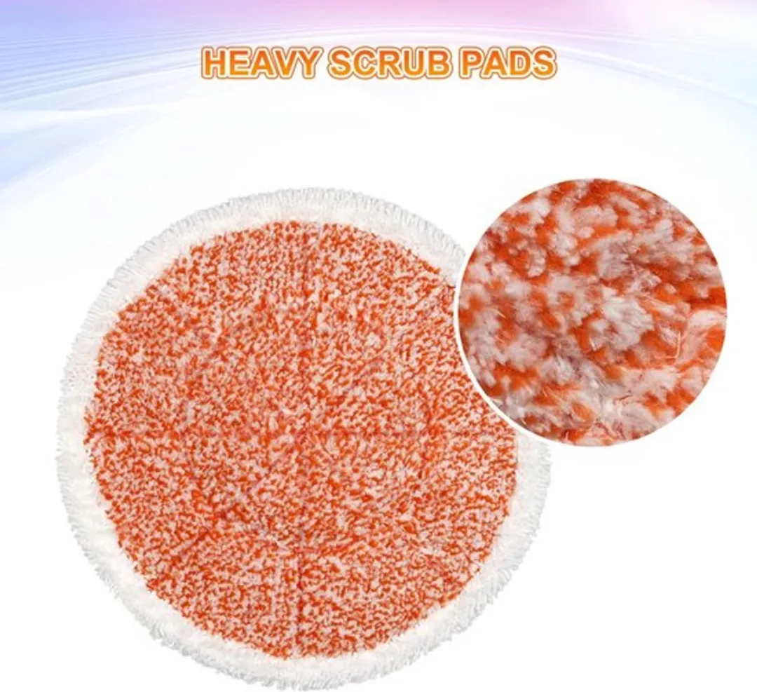 Shark S7000 Stoomreinigerpads - 6 Stuks - Grijs/Oranje