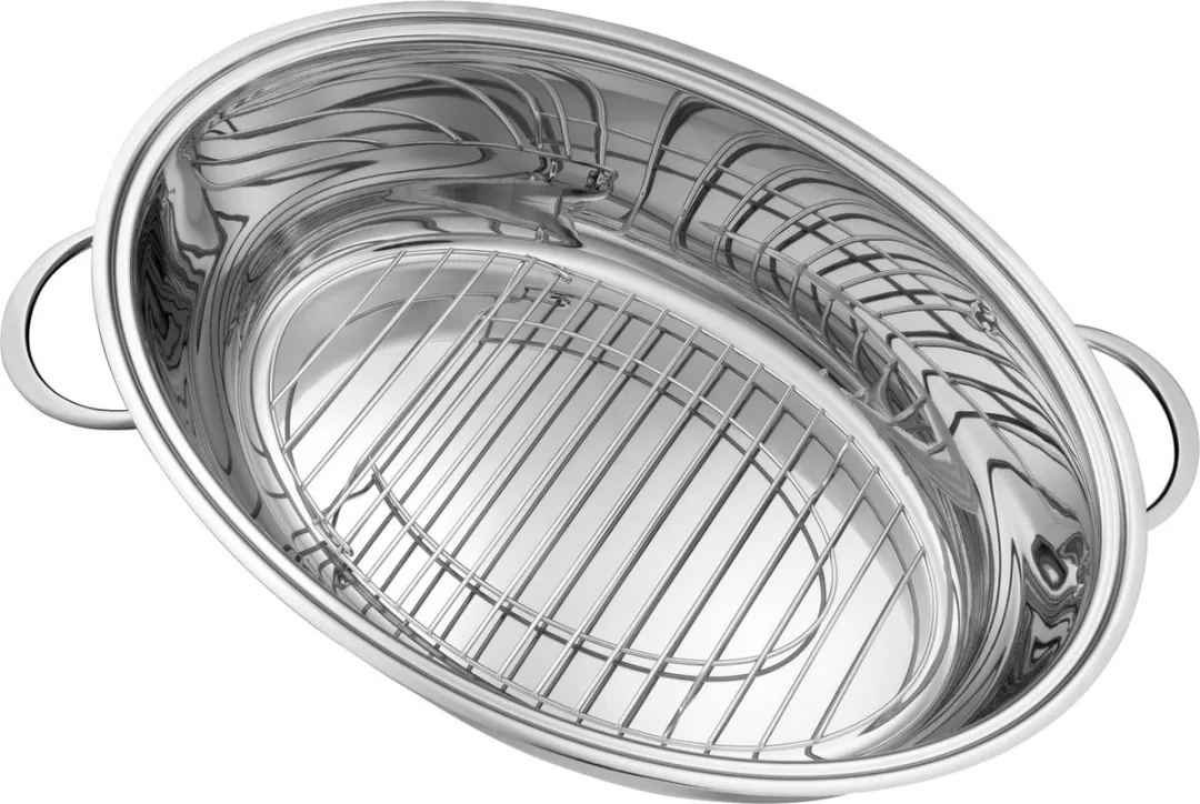Zwilling Ovale Braadpan 38cm - 1005542 - Zilver - afbeelding 2 van 6