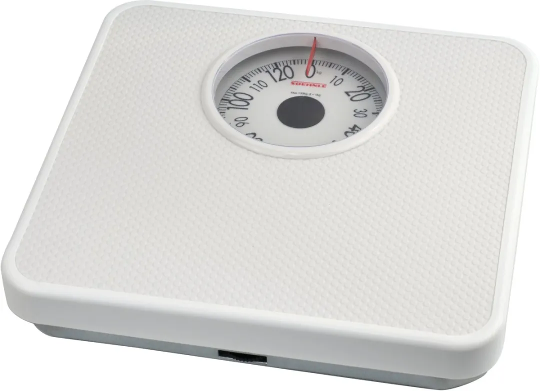 Soehnle Tempo Analoge Personenweegschaal - Wit - 130 kg