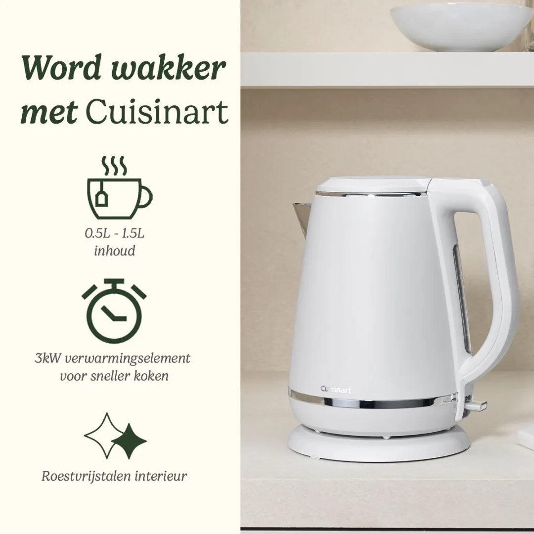 Cuisinart CJK780WE Waterkoker 1,5L - Wit