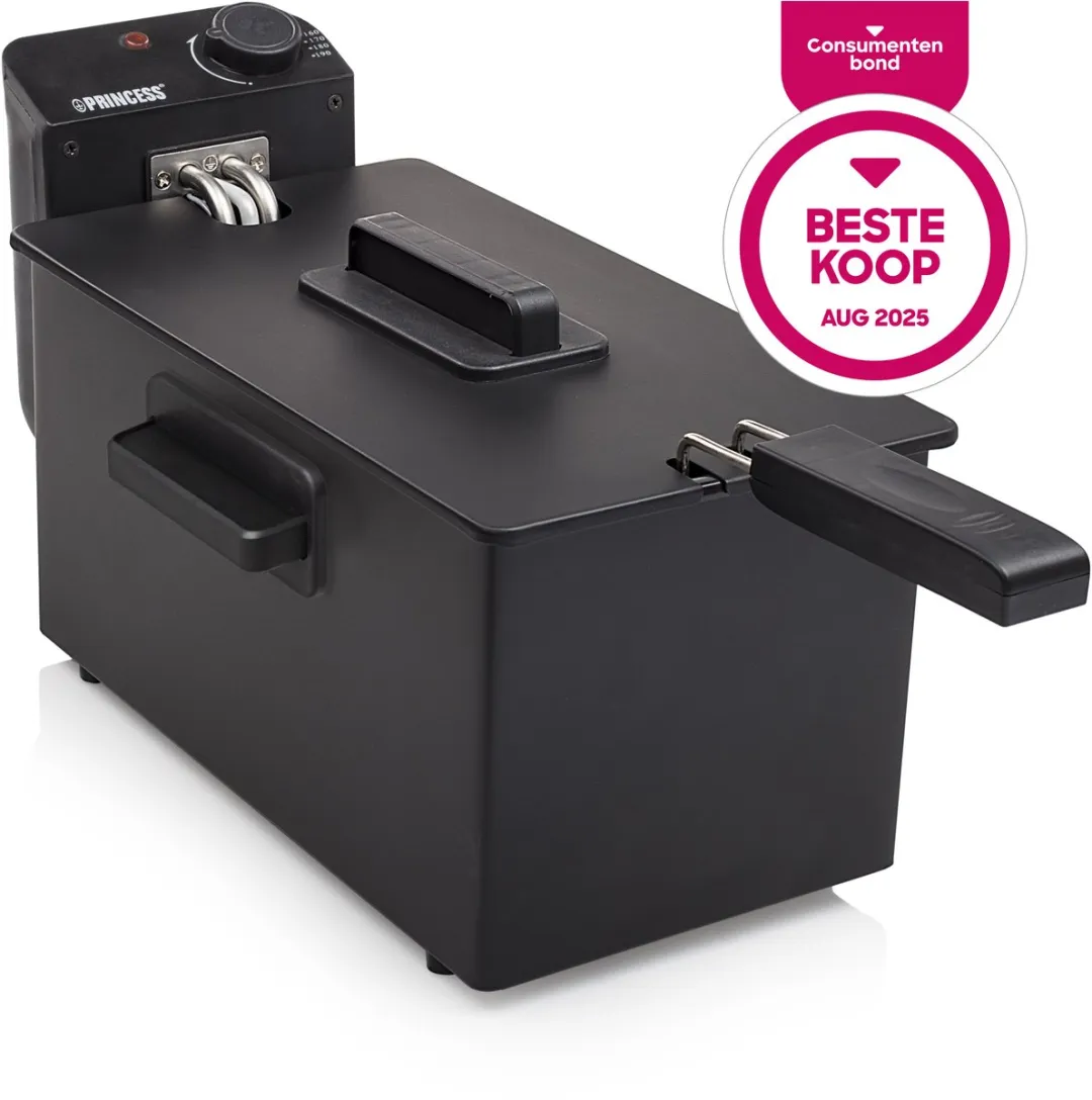 Princess Friteuse 182727 2000W - 3 Liter - Zwart