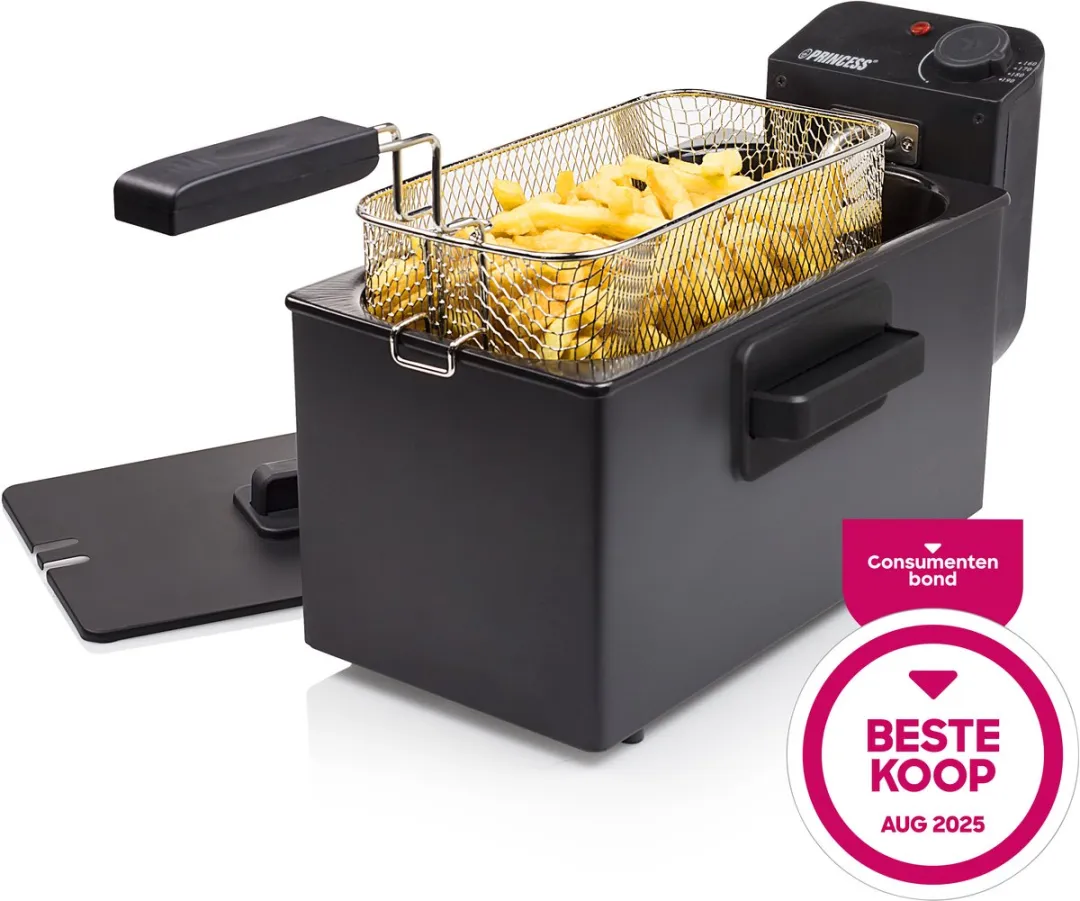 Princess Friteuse 182727 2000W - 3 Liter - Zwart