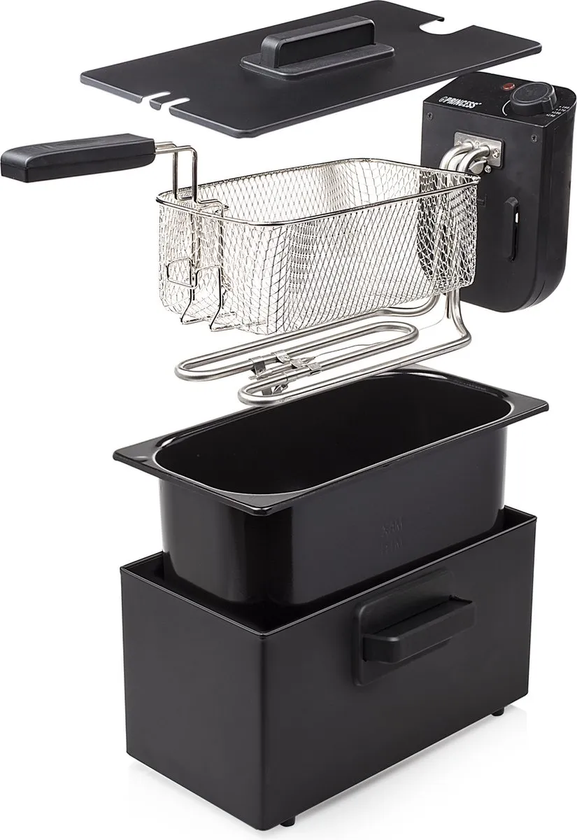 Princess Friteuse 182727 2000W - 3 Liter - Zwart
