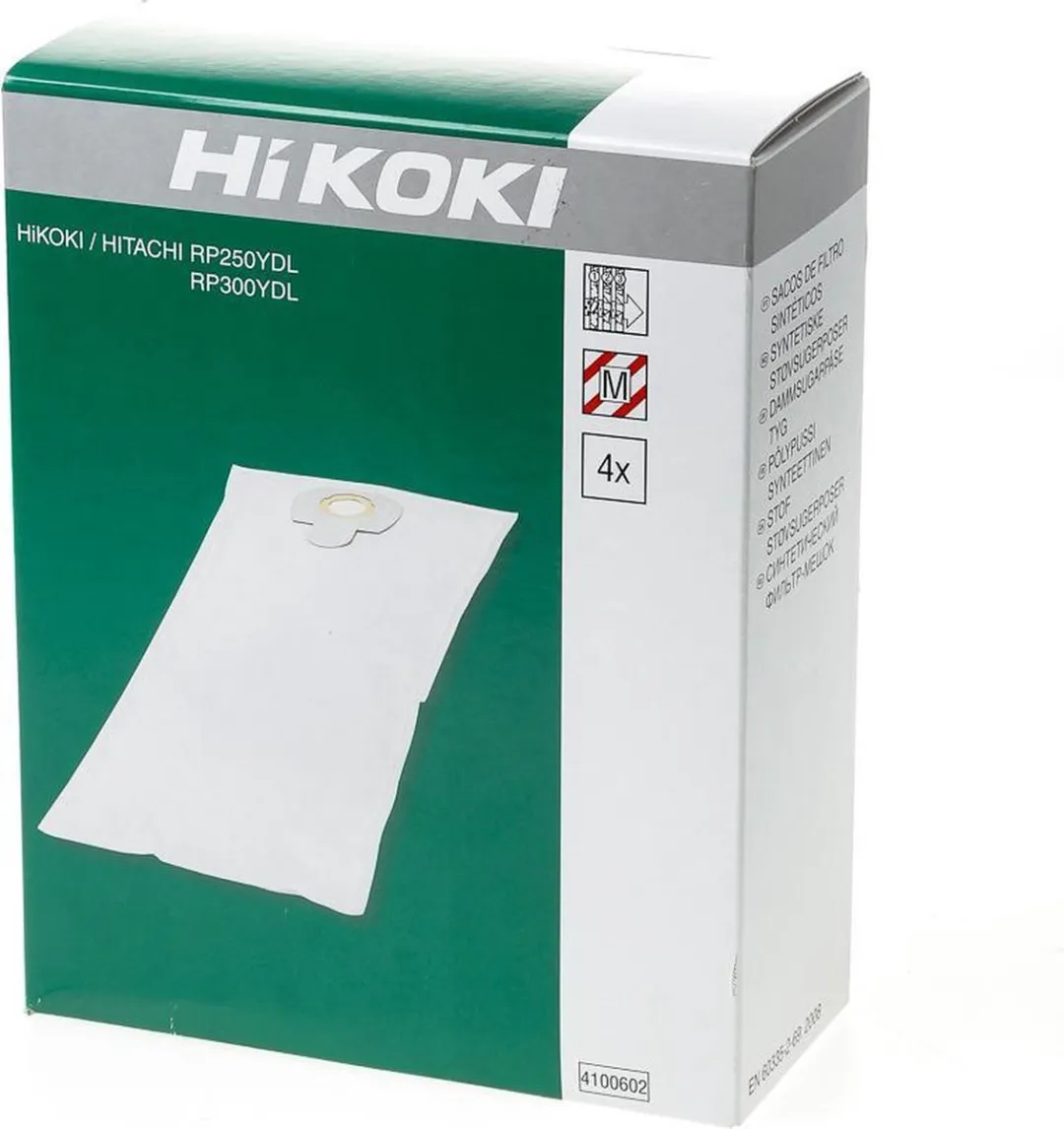 Hikoki RP Serie Stofzuigerzakken 4 Stuks