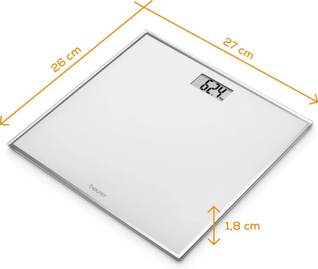 Beurer GS 120 Personenweegschaal - Digitaal - 150 kg - Wit