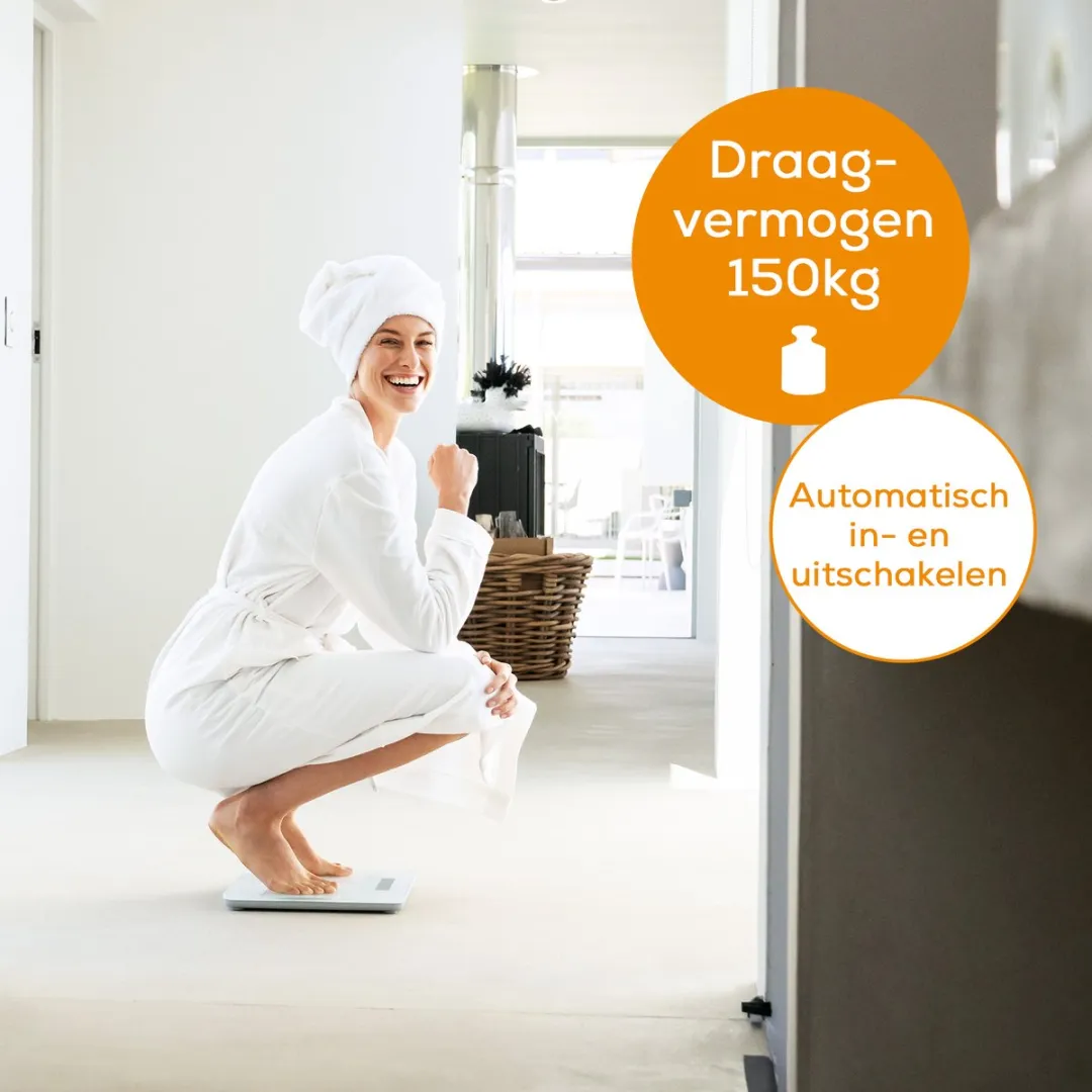 Beurer GS 120 Personenweegschaal - Digitaal - 150 kg - Wit