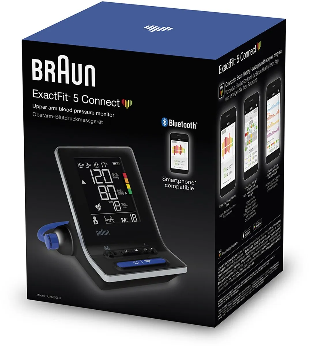 Braun BUA6350EU Bloeddrukmeter Bovenarm - 2 Personen - afbeelding 6 van 6