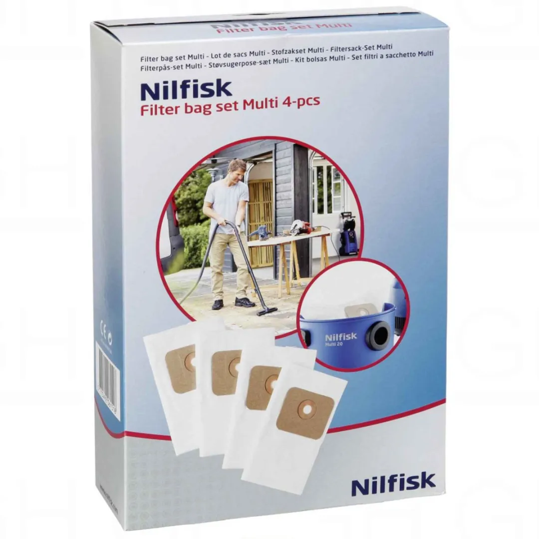Nilfisk Stofzuigerzakken Multi Serie - 4 Stuks