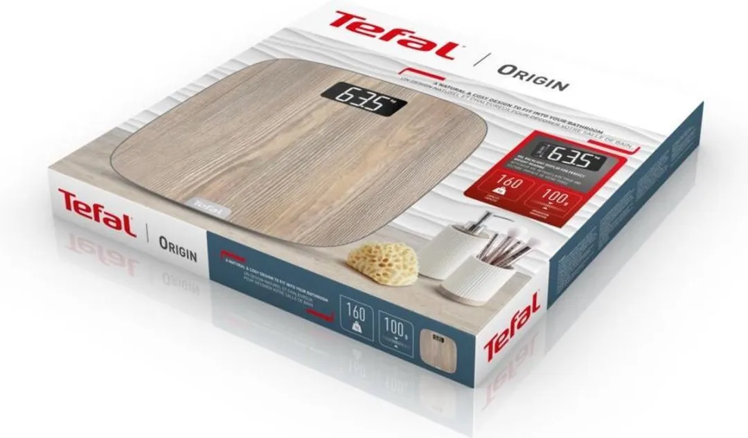 Tefal Origin PP1600 Personenweegschaal - Hout - 160 kg