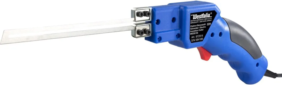Westfalia WED6150 Elektrische Isolatiesnijder 150W - Blauw