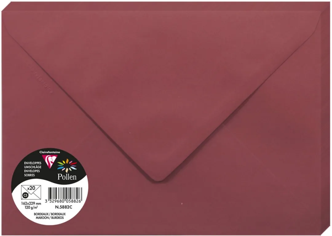 Clairefontaine C5 Gold C5 Enveloppen - 20 Stuks