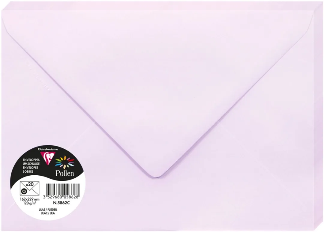 Clairefontaine C5 Gold C5 Enveloppen - 20 Stuks
