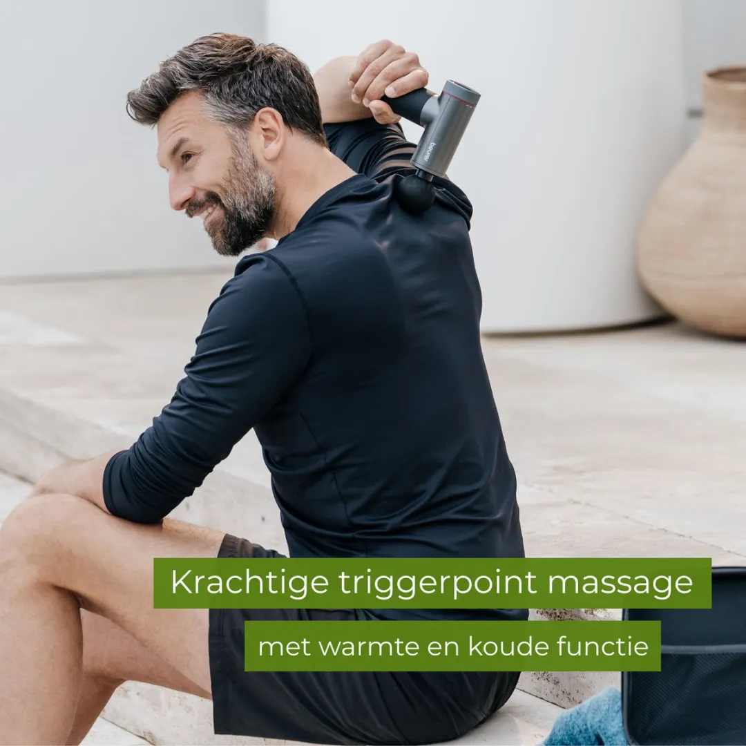 Beurer MG 195 HOT & COLD Massagepistool - 7 Koppen - Antraciet