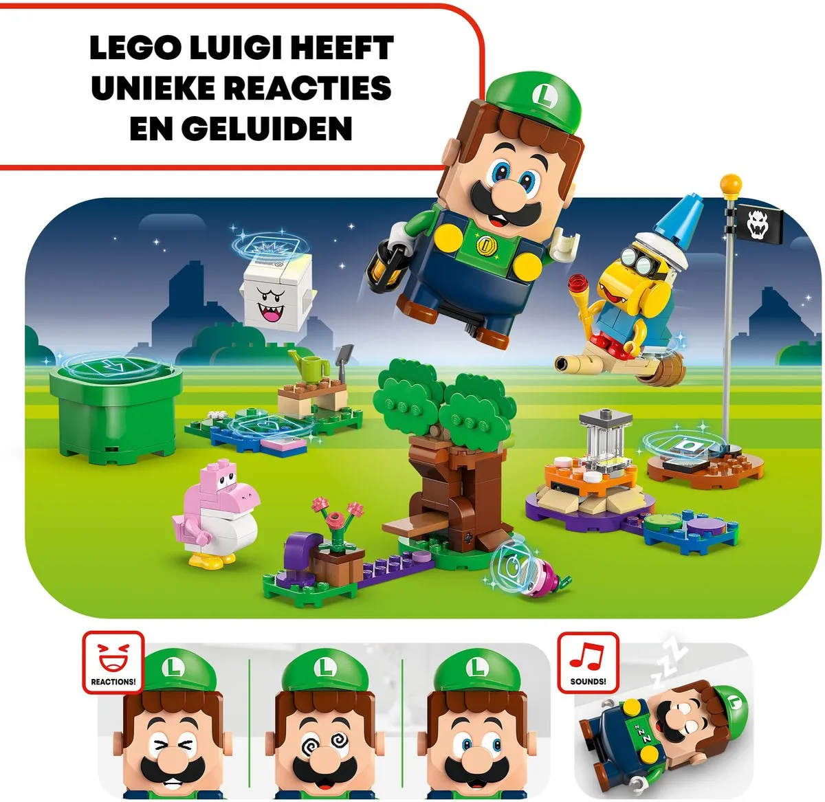 LEGO Super Mario Avonturen Luigi 71440 - 210 Stukken - 4 Minifiguren - afbeelding 6 van 6