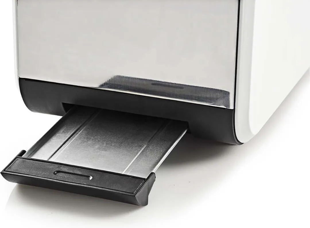Nedis Broodrooster KABT510EWT - 2 Sleuven 900W - Wit - afbeelding 6 van 6