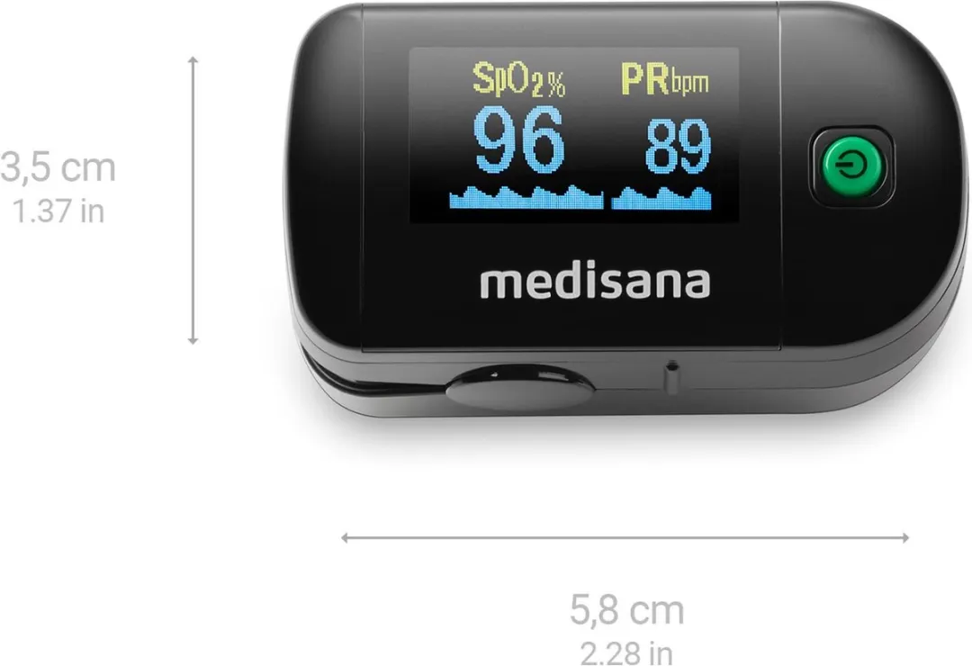 Medisana PM 100 Saturatiemeter - Zwart