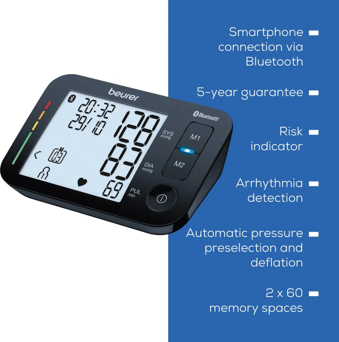 Beurer BM 54 Bloeddrukmeter - Bluetooth - XL Display