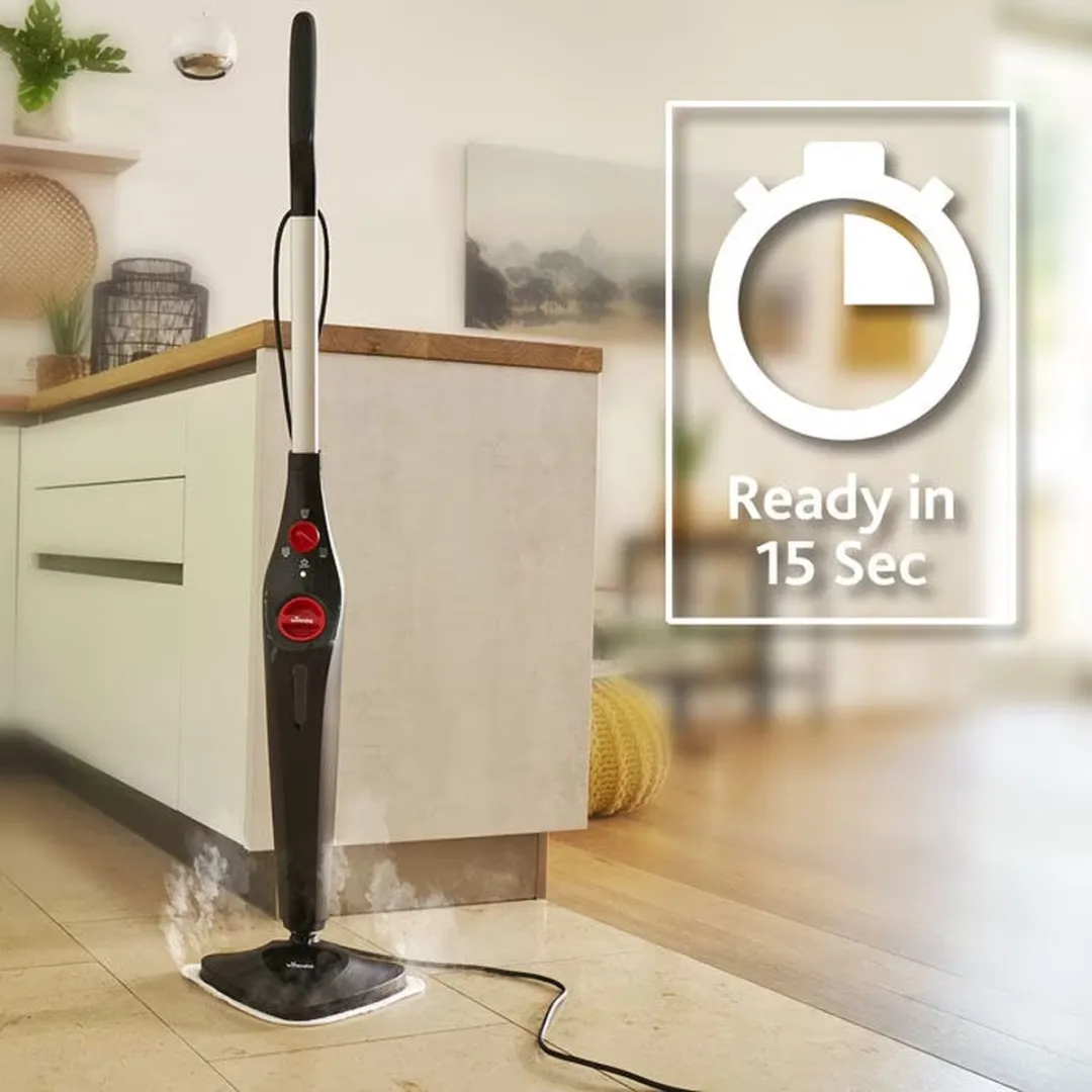 Vileda Steam Plus 168917 Stoomreiniger - 1550W - 0,4L - Zwart