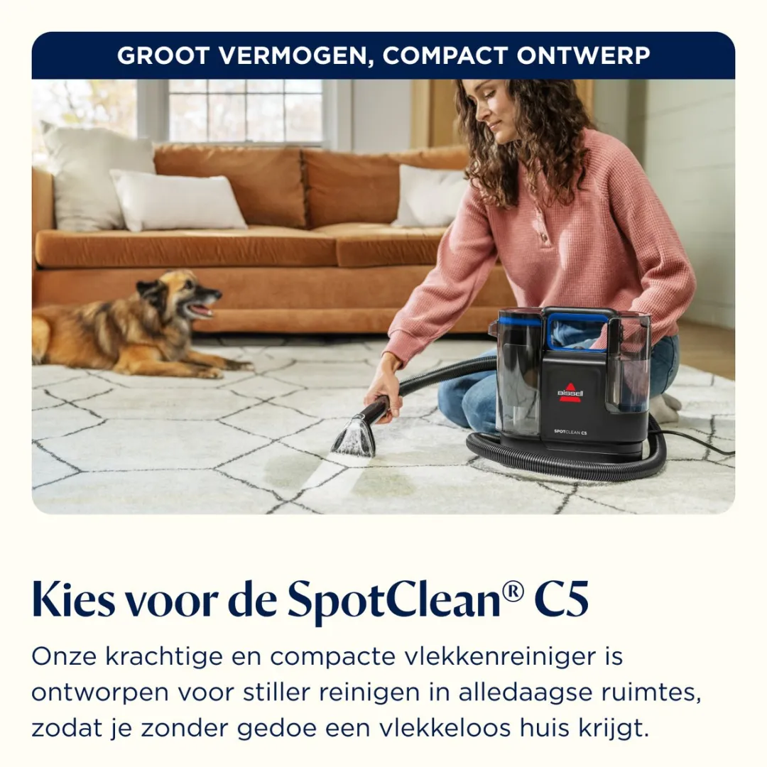 BISSELL SpotClean C5 Select 3928N Vlekkenreiniger - 400W - 1.7L