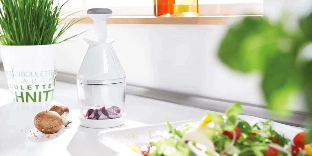 Leifheit Comfort & Clean Hakker - 3 Mesjes - 250ml
