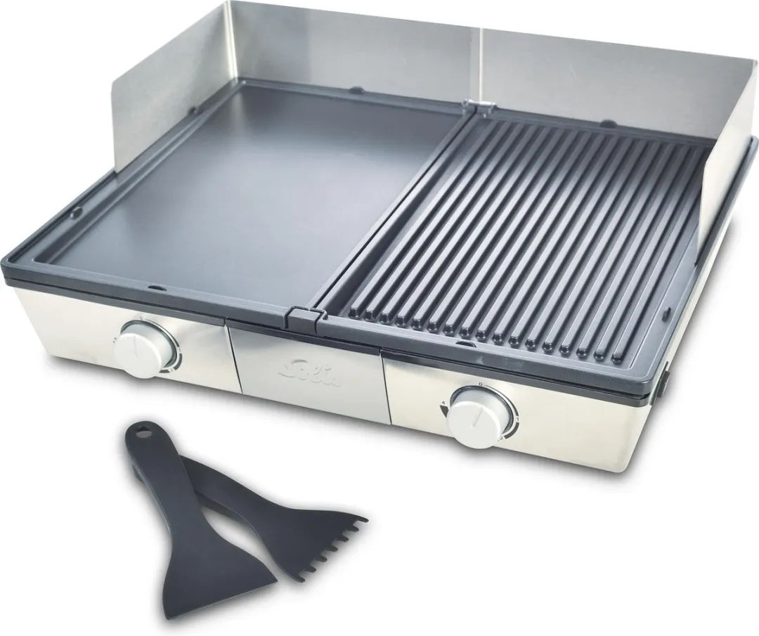 Solis Deli Grill 7951 Grillapparaat 2200W - 2 Platen - Zilver/Zwart
