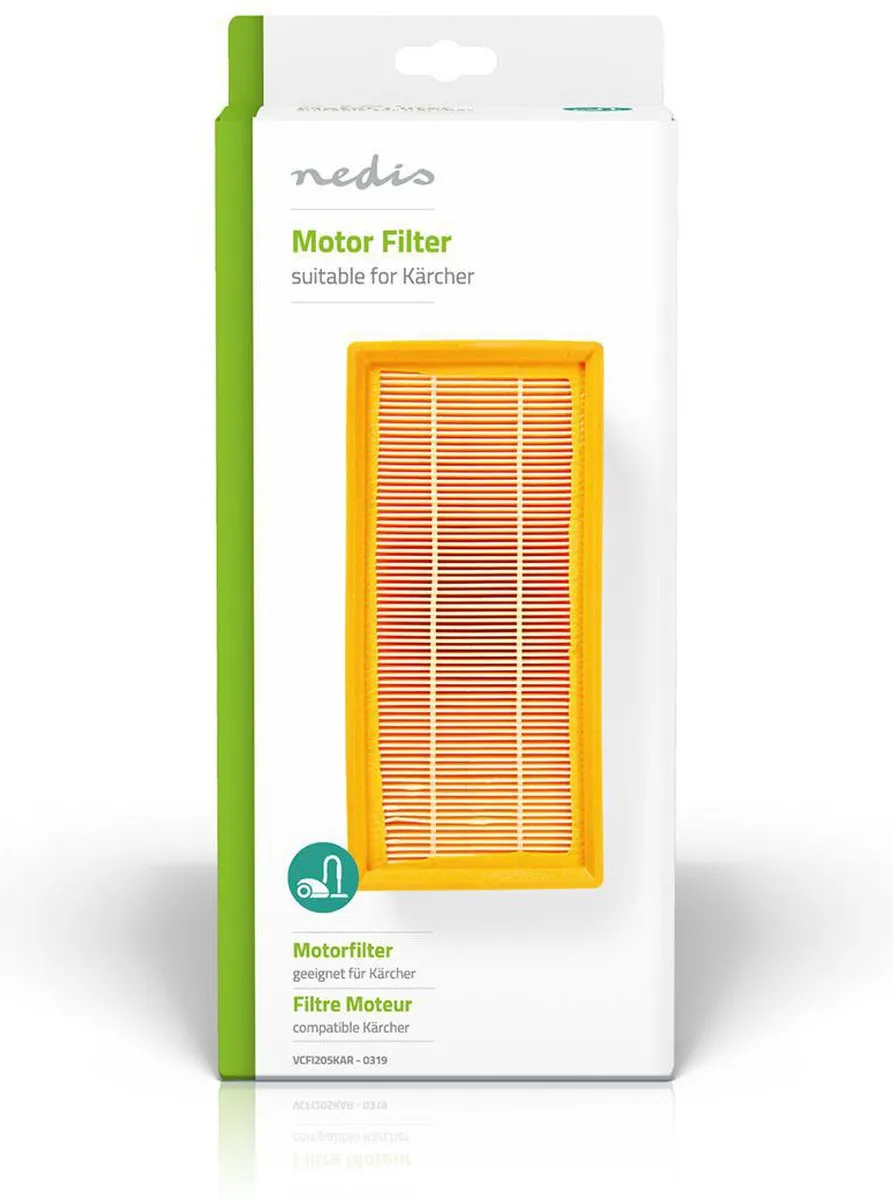 Nedis Motorfilter VCFI205KAR - Oranje - o.a. Kärcher NT 65/2 Eco - afbeelding 6 van 6