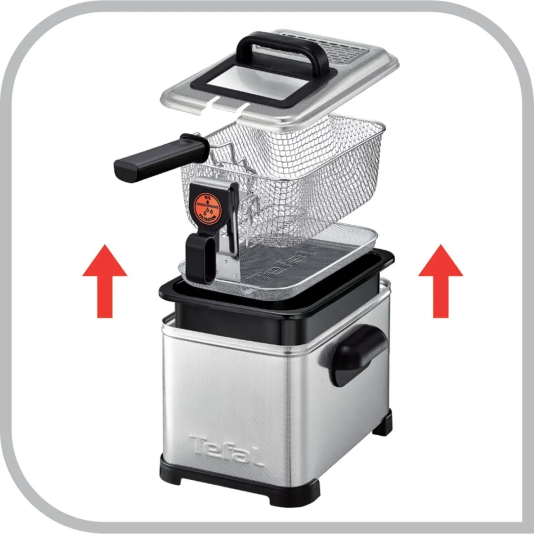 Tefal Filtra Pro FR519170 Frituurpan 4L - 2300W - RVS