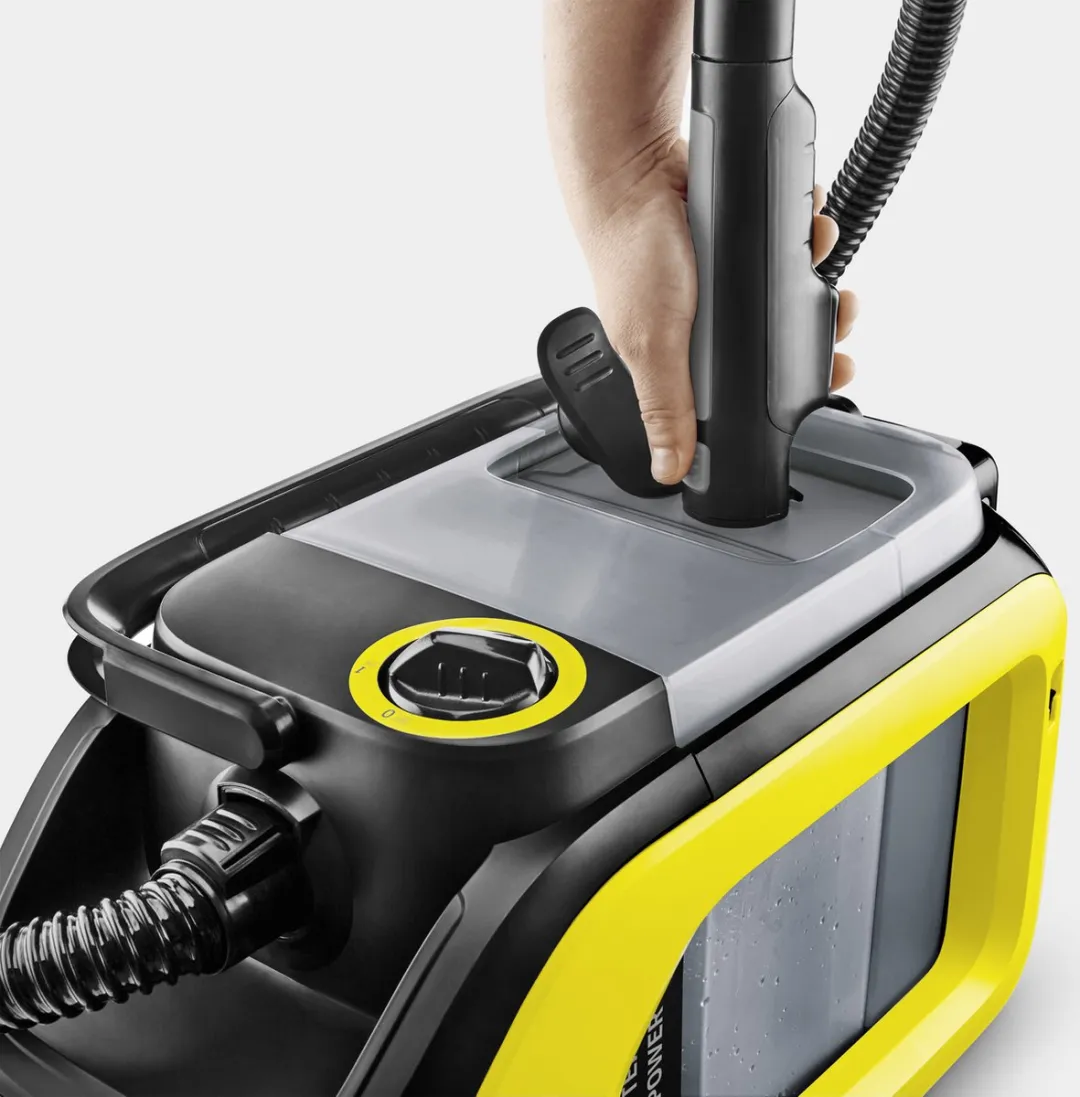 Kärcher SE 3-18 Compact Tapijtreiniger - 18V 5.0Ah - Geel
