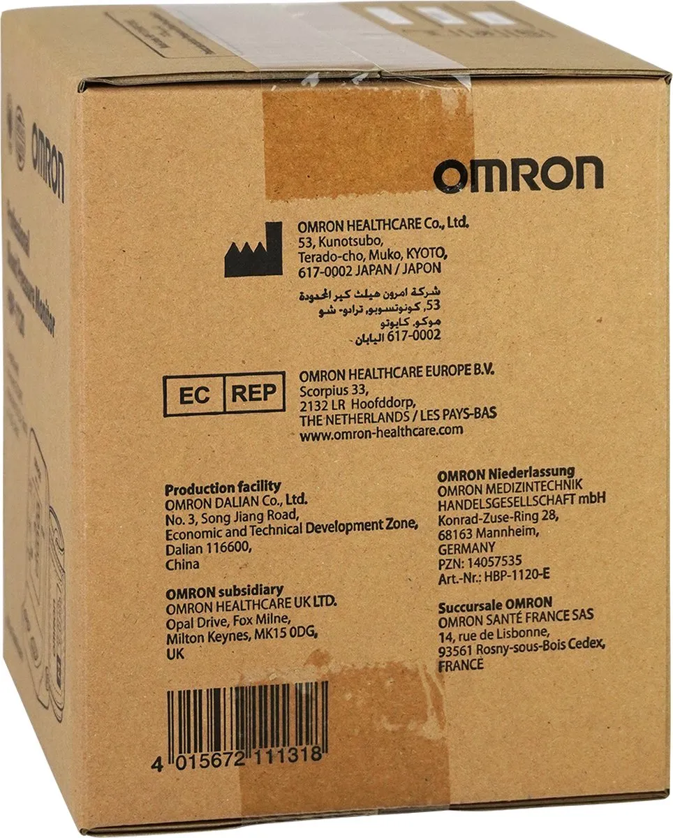 Omron HBP-1120 Bloeddrukmeter - Medium manchet 22-32cm