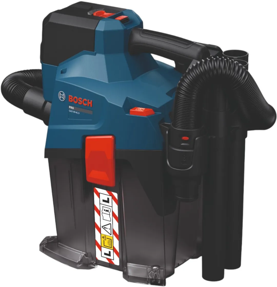 Bosch Professional GAS18V-6LS Accustofzuiger - Blauw