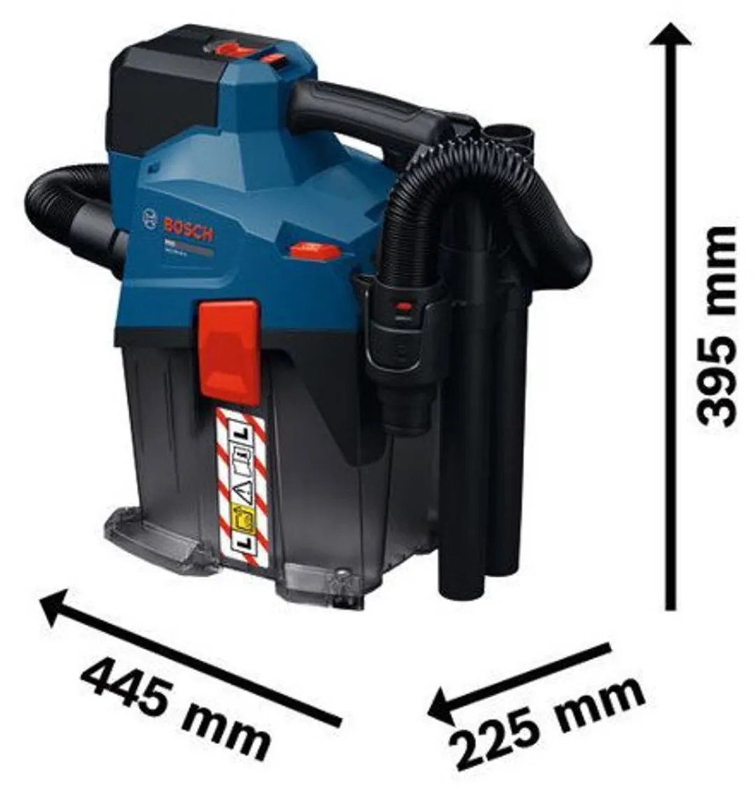 Bosch Professional GAS18V-6LS Accustofzuiger - Blauw - afbeelding 6 van 6