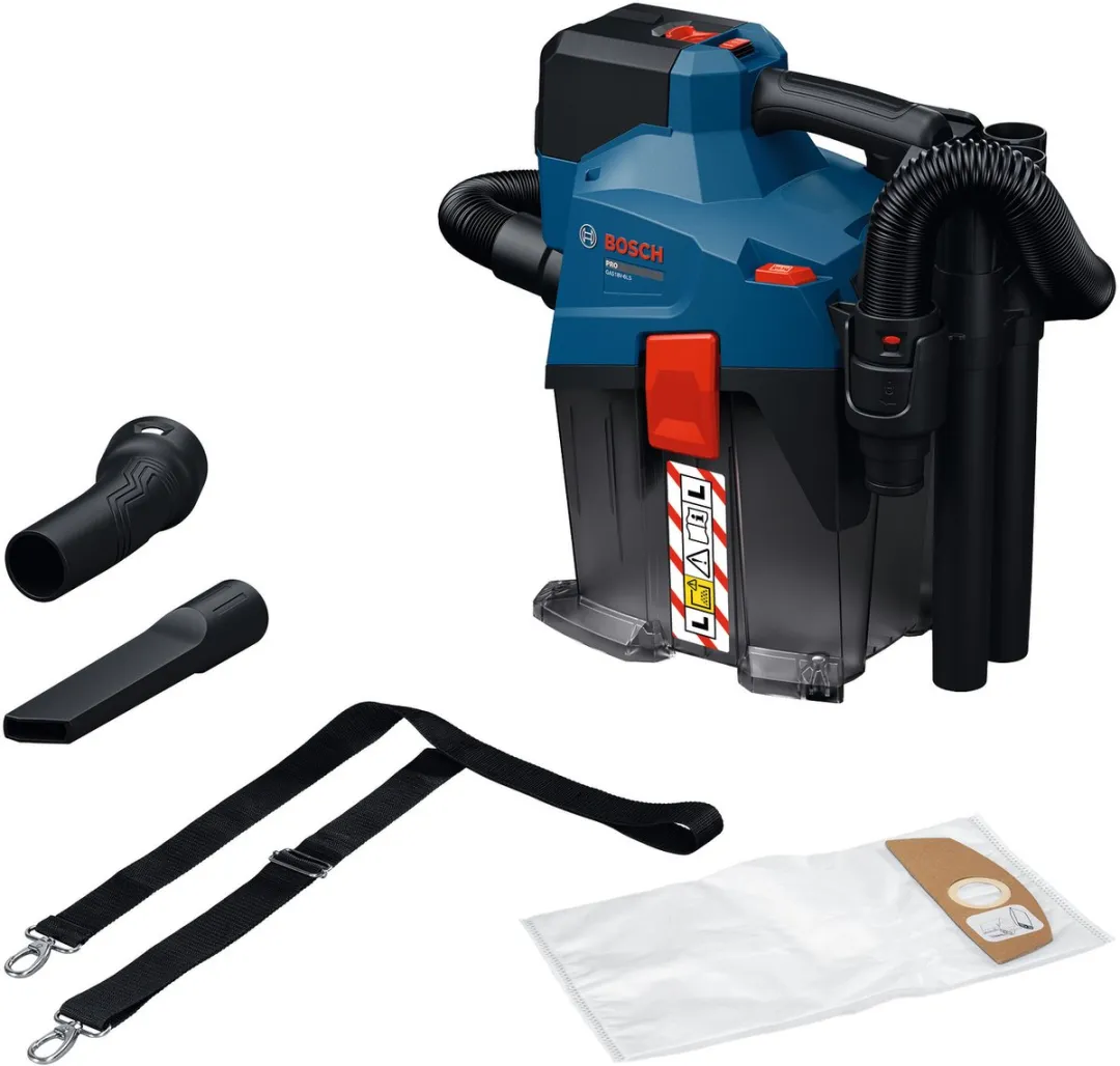 Bosch Professional GAS18V-6LS Accustofzuiger - Blauw