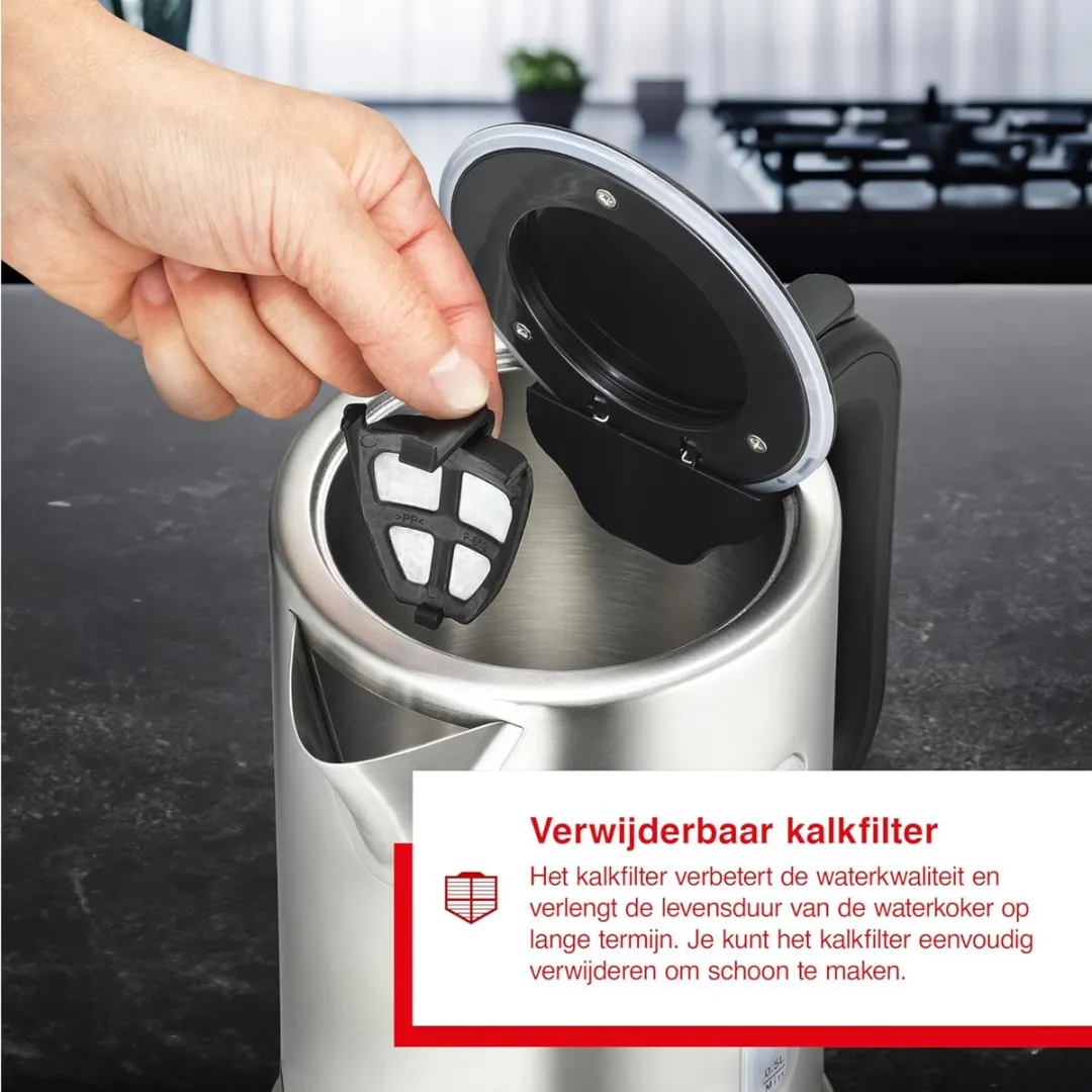 Solis Vario Temp 5516 Waterkoker 2200W - Zilver
