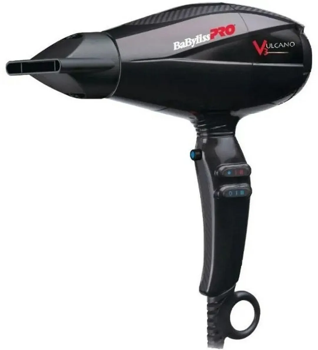 BaBylissPRO Vulcano-HQ Föhn 2400W - Zwart